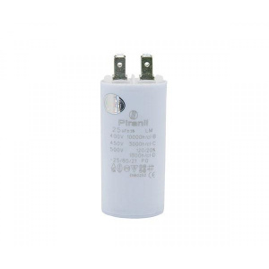 Конденсатор CBB60 25мкФ 450V (4 клеммы, крепление болтом)