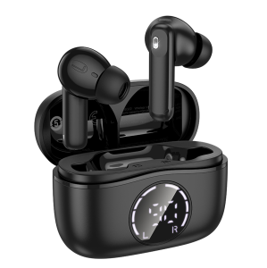 Наушники HOCO EQ22 Singer беспроводные с док станцией TWS, Bluetooth 5.4 черный