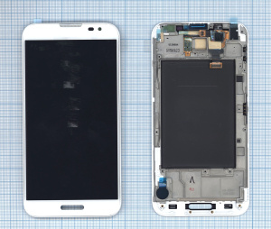 Дисплей для LG OPTIMUS G PRO E980 E985 F240L/K/S белый с рамкой