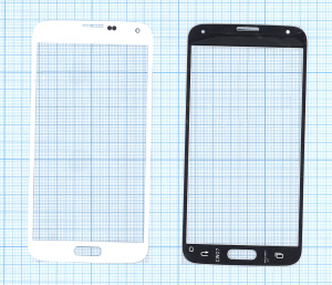 Стекло для Samsung Galaxy S5 белое