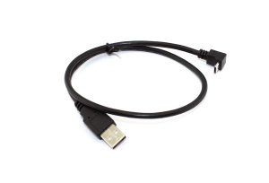 Кабель USB  Type A на Micro USB угол вверх  0,5 м