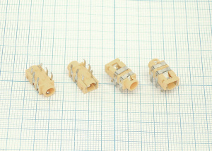 Разъем Audio Dock Connector 6 pin PJ-321C (Yellow)