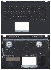 Топкейс для Asus X571GT темно-синий без тачпада