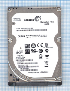 Жесткий диск 2.5" Seagate Momentus Thin 320GB SATA II