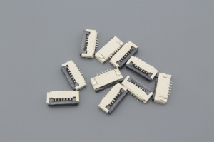 Разъем FPC Flip-Lock 1010-6RLGF 6 pin высота 1мм шаг 1мм 10 шт
