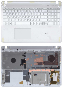 Топкейс для Sony FIT 15 SVF15 белый с подсветкой