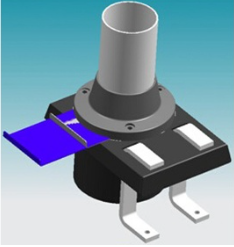 Зажим-соединитель с воздушной заслонкой Quick KCC-FM50-75