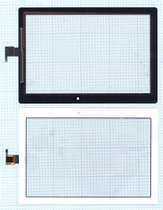 Сенсорное стекло (тачскрин) для Lenovo Tab 2 A10-30 белое