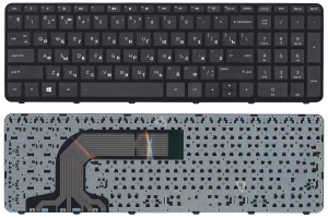 Клавиатура для ноутбука HP Pavilion 17 17-E черная с рамкой