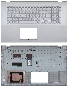 Топкейс для Asus X712E серебристый