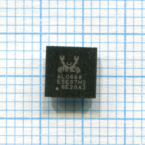Аудиочип ALC668 с разбора