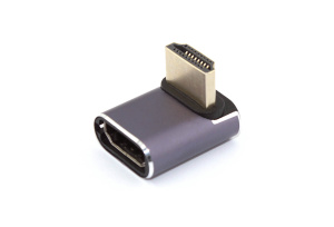 Переходник HDMI угловой  папа-мама вверх