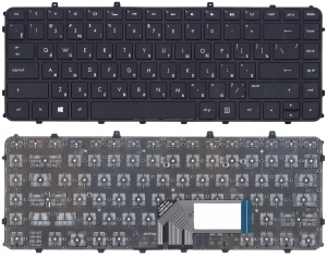 Клавиатура для ноутбука HP Envy 4-1000 черная с рамкой