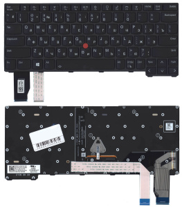 Клавиатура для ноутбука Lenovo ThinkPad X13 Gen 2 черная
