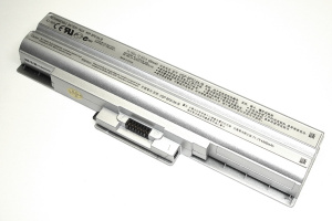 Аккумуляторная батарея для ноутбука Sony Vaio VGN-AW, CS FW (VGP-BPS13) 4400-5200mAh OEM серебристая