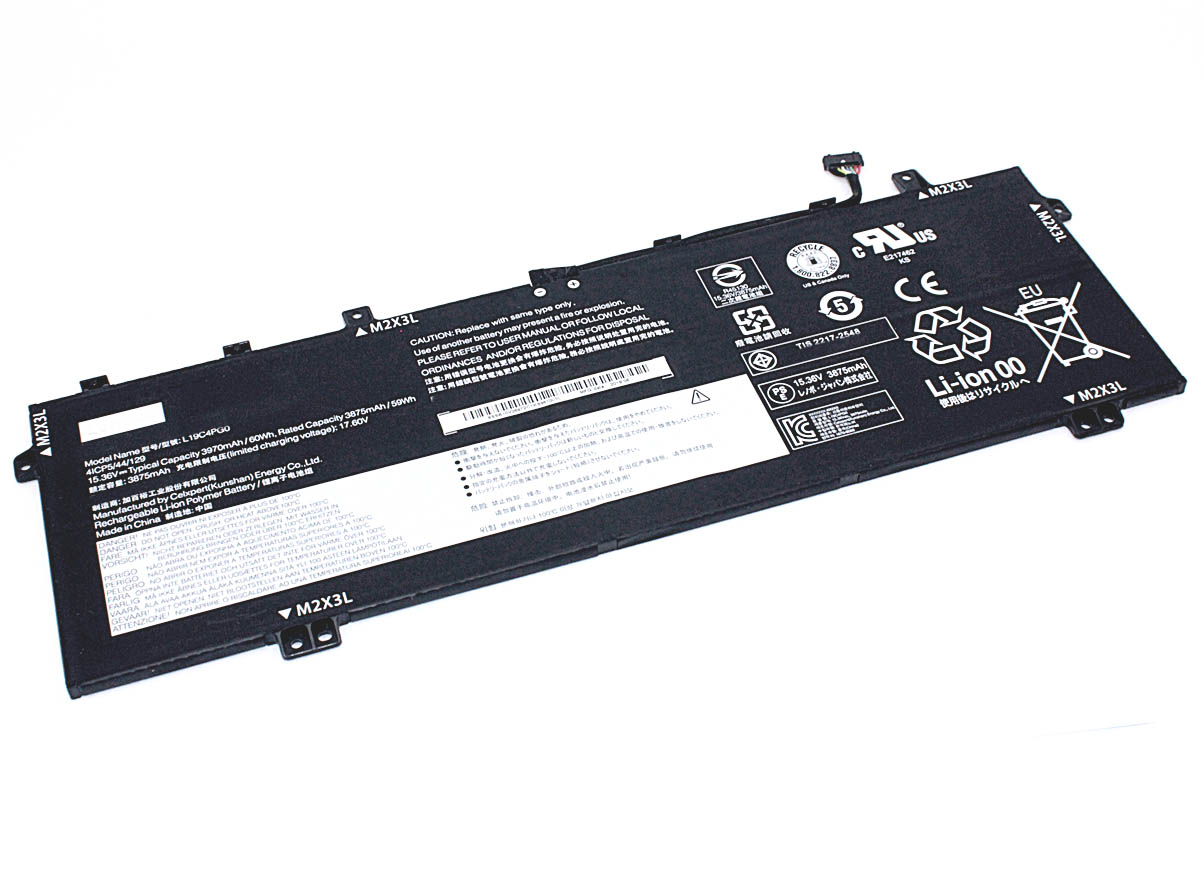 Аккумуляторная батарея для ноутбука Lenovo Legion Y740S (L19C4PG0) 15.36V 3949mAh