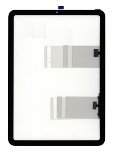 Сенсорное стекло (тачскрин) для Apple iPad Air 10.9 2020 (A2324, A2072, A2316) черное OEM