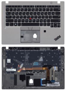 Топкейс для Lenovo ThinkPad T490s серебристый