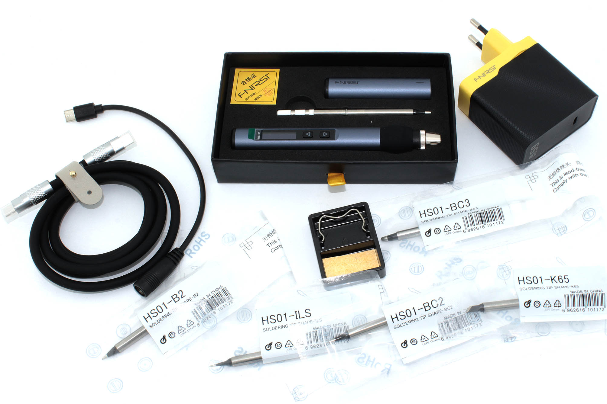 Паяльный набор Fnirsi HS01 BU Max