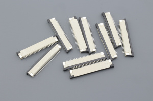 Разъем FPC  Half Coverage Bottom Contact 1.0K-BX-24PWB 24 pin высота 2мм шаг 1мм 10 шт