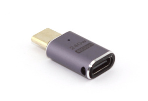 Переходник USB 4 Type C  прямой папа-мама