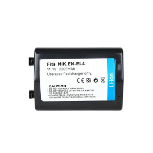 Аккумуляторная батарея для фотоаппарата Nikon D3 (EN-EL4) 11.1V 2200mAh Li-ion