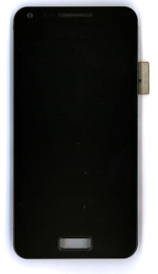 Дисплей для Samsung Galaxy S Advance GT-I9070 черный с рамкой