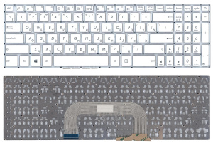 Клавиатура для ноутбука Asus VivoBook 17 X705U белая