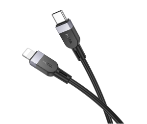 Кабель USB-C HOCO X109 Energy Type-C-Lightning, 27W, 1м, черный
