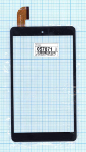 Сенсорное стекло (тачскрин) для Digma Optima 8001M (TS8023MW) черное