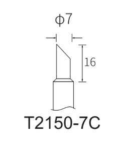 Жало ATTEN T2150-7C для паяльника ST-2150/ST-2150D