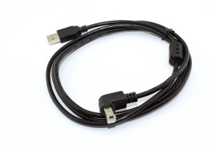 Кабель USB  2.0 на  USB-B угол вниз 1,5 м