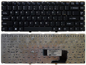 Клавиатура для ноутбука Sony Vaio VGN-NW черная без рамки