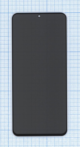 Защитное стекло Privacy "Анти-шпион" для Xiaomi Redmi Note 13 Pro Plus /  Redmi Note 13 Pro / Redmi
