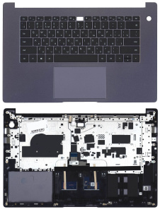 Топкейс для Honor MagicBook 15 серо-синий