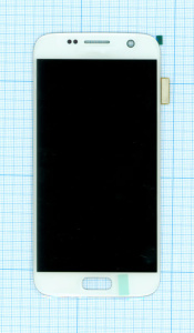 Дисплей для Samsung Galaxy S7 SM-G930F в сборе с тачскрином белый