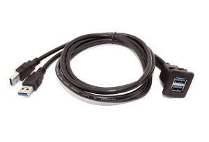 Кабель USB 3.0 двойной для монтажа 1 м