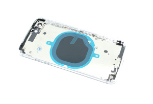Задняя крышка (корпус) в сборе с рамкой для Apple iPhone 8, белая