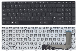 Клавиатура для ноутбука Lenovo IdeaPad 110-15ISK 110-17ACL черная с рамкой