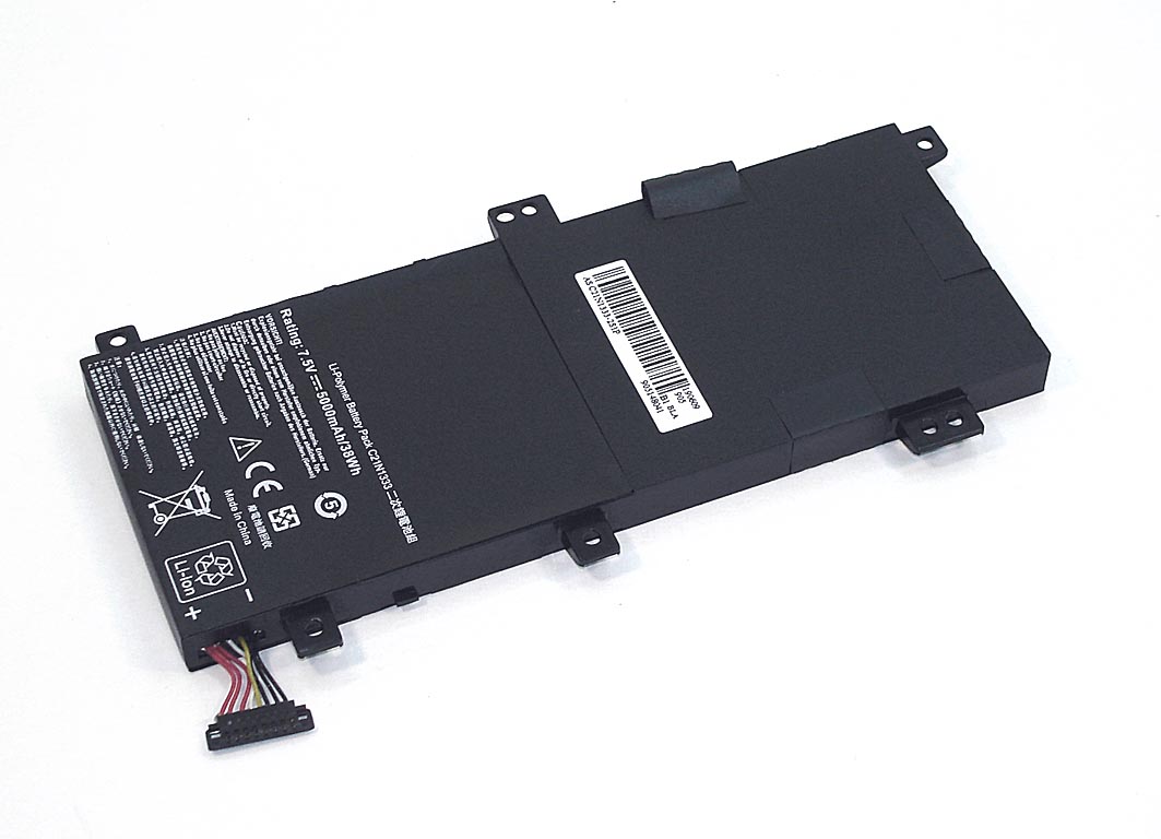 Аккумуляторная батарея для ноутбука Asus TP550LA (C21N1333-2S1P) 7.5V 38Wh OEM черная