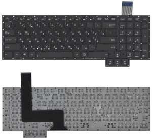 Клавиатура для ноутбука Asus G750 G750JX G750JW черная без рамки