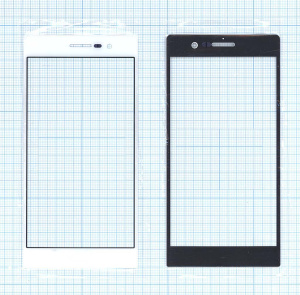 Стекло для Huawei Ascend P7 белое