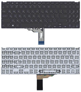 Клавиатура для ноутбука Asus Pro P3540, X545 черная с подсветкой