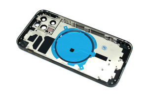 Задняя крышка (корпус) в сборе с рамкой для Apple iPhone 12 Pro синяя