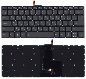 Клавиатура для ноутбука Lenovo 320-14IKB черная с подсветкой