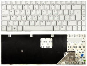 Клавиатура для ноутбука Asus W3 W3J A8 F8 N80 серебристая