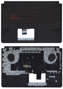 Топкейс для Asus TUF Gaming FX504 черный