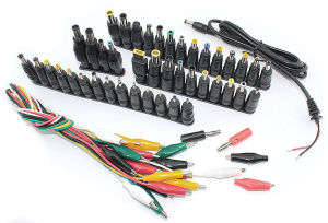 Набор из 42-х разъемов переходников для зарядки ноутбуков (42pcs/Set 5.5x2.1mm Multi-type Male Jack)