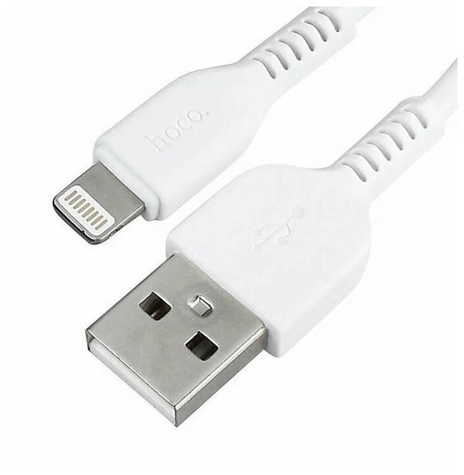 Кабель USB HOCO X20 Flash, USB - Lightning, 2А, 1м, белый