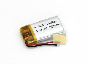 Аккумулятор Li-Pol (батарея) 5*15*25мм 2pin 3.7V/140mAh